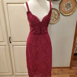 Keepsake Midi Lace Dress